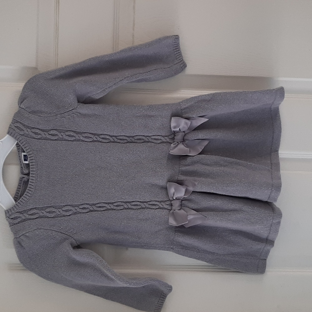 Janie and Jack Silvery grey dress